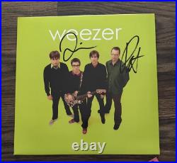 Authentic Signed VINYL LP Weezer (GREEN ALBUM) CoA Included Authentic Signed VINYL LP Weezer (GREEN ALBUM) CoA Included