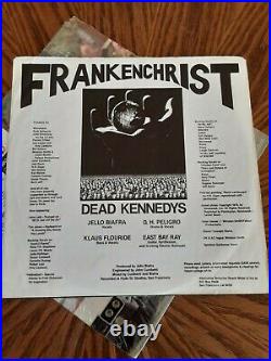 Autographed Jello Biafra Dead Kennedys Frankenchrist H. R. Giger Art Vinyl Album