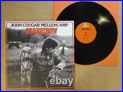 Autographed John Cougar Mellencamp Signed Scarecrow Vinyl Album Beckett BAS COA
