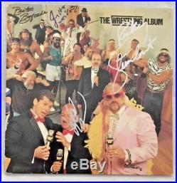 Autographed/Signed The Wrestling Album Vinyl Roddy Piper (R. I. P.) + 7