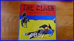 Autographed original vinyl Clash album, Give Em Enough Rope. With rare poster