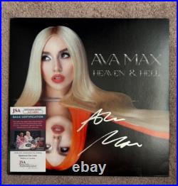 Ava Max Signed Autographed Heaven & Hell Vinyl Album Sweet but Psycho JSA COA