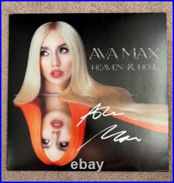 Ava Max Signed Autographed Heaven & Hell Vinyl Album Sweet but Psycho JSA COA