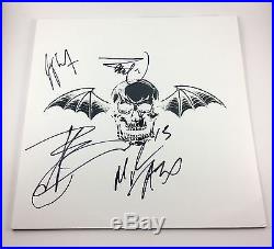 Avenged Sevenfold M Shadows Signed Autographed Self Titled Vinyl Album PROOF COA