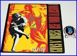 Axl Rose Signed Guns N' Roses'use Your Illusion' Album Vinyl Record Beckett Coa