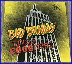 BAD BRAINS HUMAN RIGHTS HR SIGNED LIVE AT CBGB 1982 VINYL ALBUM withEXACT PROOF
