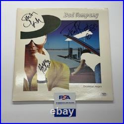 BAD COMPANY? Signed Vinyl X3 Paul Rodgers Album Autographed PSA COA BAD COMPANY? Signed Vinyl X3 Paul Rodgers Album Autographed PSA COA