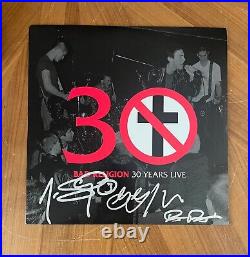 BAD RELIGION signed vinyl album 30 YEARS LIVE GREG GRAFFIN 1