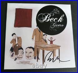 BECK Signed Vinyl LP Guero album Original Autograph Interscope 00602557034912