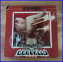 BILLY GIBBONS signed vinyl album ZZ TOP DEGUELLO COA