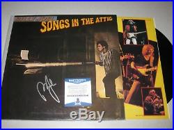 BILLY JOEL Signed SONGS IN THE ATTIC Autograph Vinyl LP Record Album Beckett COA