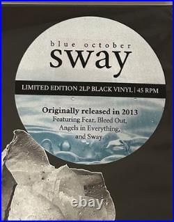 BLUE OCTOBER AUTOGRAPHED SIGNED SWAY LP VINYL ALBUM With JSA COA # CM86208