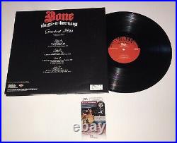 BONE THUGS N HARMONY SIGNED VINYL ALBUM LP With JSA COA BIZZY, LAYZIE, WISH &FLESH