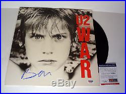 Bono U2 Signed Autograph War Vinyl Record Album Psa/dna Coa