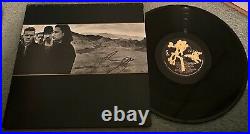 BONO U2 SIGNED THE JOSHUA TREE ALBUM VINYL LP With JSA LETTER LOA