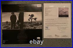 BONO U2 SIGNED THE JOSHUA TREE ALBUM VINYL LP With JSA LETTER LOA