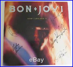 BON JOVI Signed Autograph 7800° Fahrenheit Album Vinyl Record LP by All 5 Jon