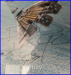 BOSTON Third Stage AUTOGRAPHED SIGNED VINYL ALBUM FRAMED