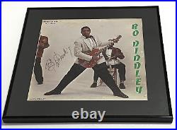 BO DIDDLEY Bo Diddley Framed Signed Album Cover LP Vinyl Record Chess 1431