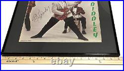 BO DIDDLEY Bo Diddley Framed Signed Album Cover LP Vinyl Record Chess 1431