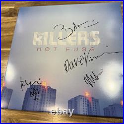 BRANDON FLOWERS THE KILLERS SIGNED HOT FUSS VINYL ALBUM Autograph Rock Not Cd