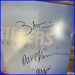 BRANDON FLOWERS THE KILLERS SIGNED HOT FUSS VINYL ALBUM Autograph Rock Not Cd