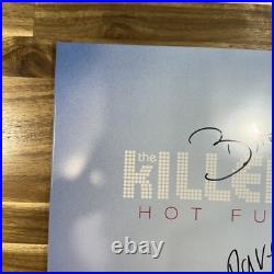 BRANDON FLOWERS THE KILLERS SIGNED HOT FUSS VINYL ALBUM Autograph Rock Not Cd
