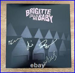 BRIGITTE CALLS ME BABY signed vinyl album WES LEVINS, JEREMY, JAKE & DEVIN