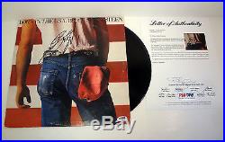 Bruce Springsteen Signed Born In The USA Vinyl Record Album Psa/dna Coa