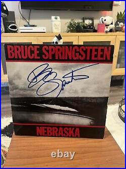 BRUCE SPRINGSTEEN signed vinyl album NEBRASKA