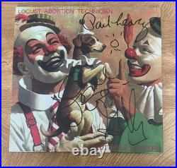 BUTTHOLE SURFERS signed vinyl album LOCUST ABORTION TECHNICIAN COA