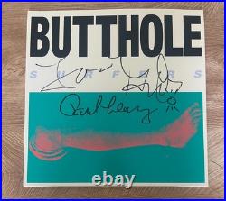 BUTTHOLE SURFERS signed vinyl album REMBRANDT PUSSYHORSE COA GIBBY PAUL