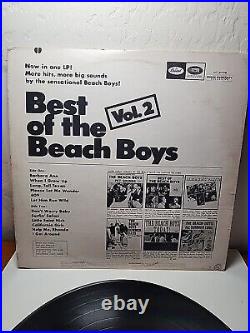 Band Signed by 5 Autographed Best of The Beach Boys Album Capitol D1 2706 JRR