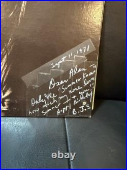 Barbra Streisand dedicated and signed BJS Autograph 1971 Record Vinyl Album
