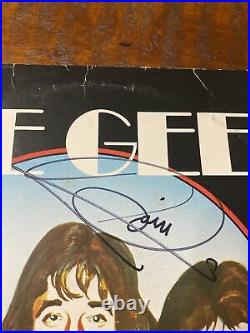 Barry Gibb Signed Bee Gees Take Hold Of That Star Vinyl Record Album Psa Dna Coa