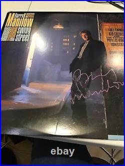 Barry Manilow Autographed Signed Record Album Swing Street 1987 WithAuthentic COA