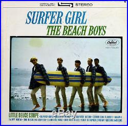 Beach Boys (6) Brian, Dennis, Al, Carl (2) & Mike Signed Album Cover W Vinyl BAS