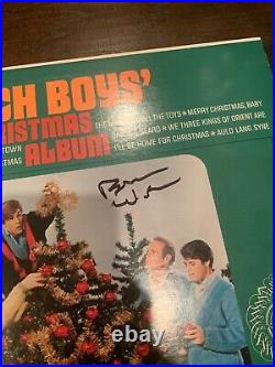 Beach Boys Autographed Vinyl Cover Album Brian Wilson Mike Love Record V107