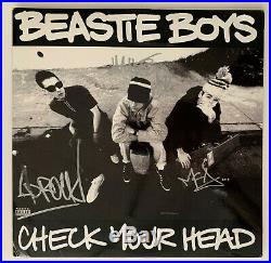 Beastie Boys Autographed Check Ur Head Vinyl Record Album signed x3 Beckett BAS