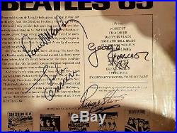 Beatles Genuinely Hand-Signed 64 Album/Vinyl Cover Original Beatles'65 Certified