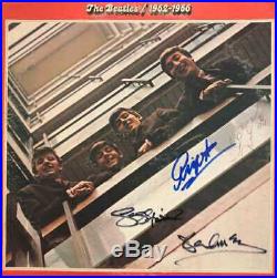Beatles Red Album 1962-1966 Signed Vinyl LP with COA