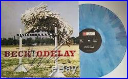 Beck Hansen Odelay Hand Signed Autographed Very Rare Blue Vinyl Lp Album