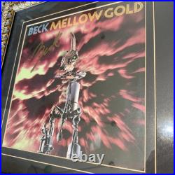 Beck Hansen Signed Vinyl Album BECK Mellow Gold With Proof With Frame