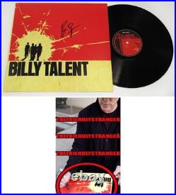 Ben Kowalewicz signed BILLY TALENT Vinyl Album EXACT PROOF Try Honestly COA