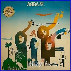 Benny Andersson And Bjorn Ulvaeus Hand Signed Abba 12 Vinyl The Album