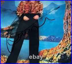 Bernie Taupin Signed Vinyl Album Elton John Caribou With Proof