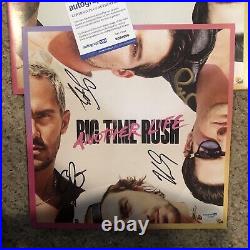 Big Time Rush Signed Autograph Vinyl Album Acoa Insert Photo