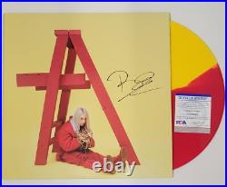 Billie Eilish autograph signed Don't Smile At Me Vinyl Album Cover PSA/DNA COA