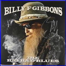 Billy Gibbons JSA Signed Autograph Record Album Vinyl ZZ Top The Big Bad Blues