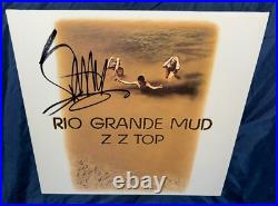Billy Gibbons Signed Vinyl Album Rio Grande Mud ZZ Top with proof